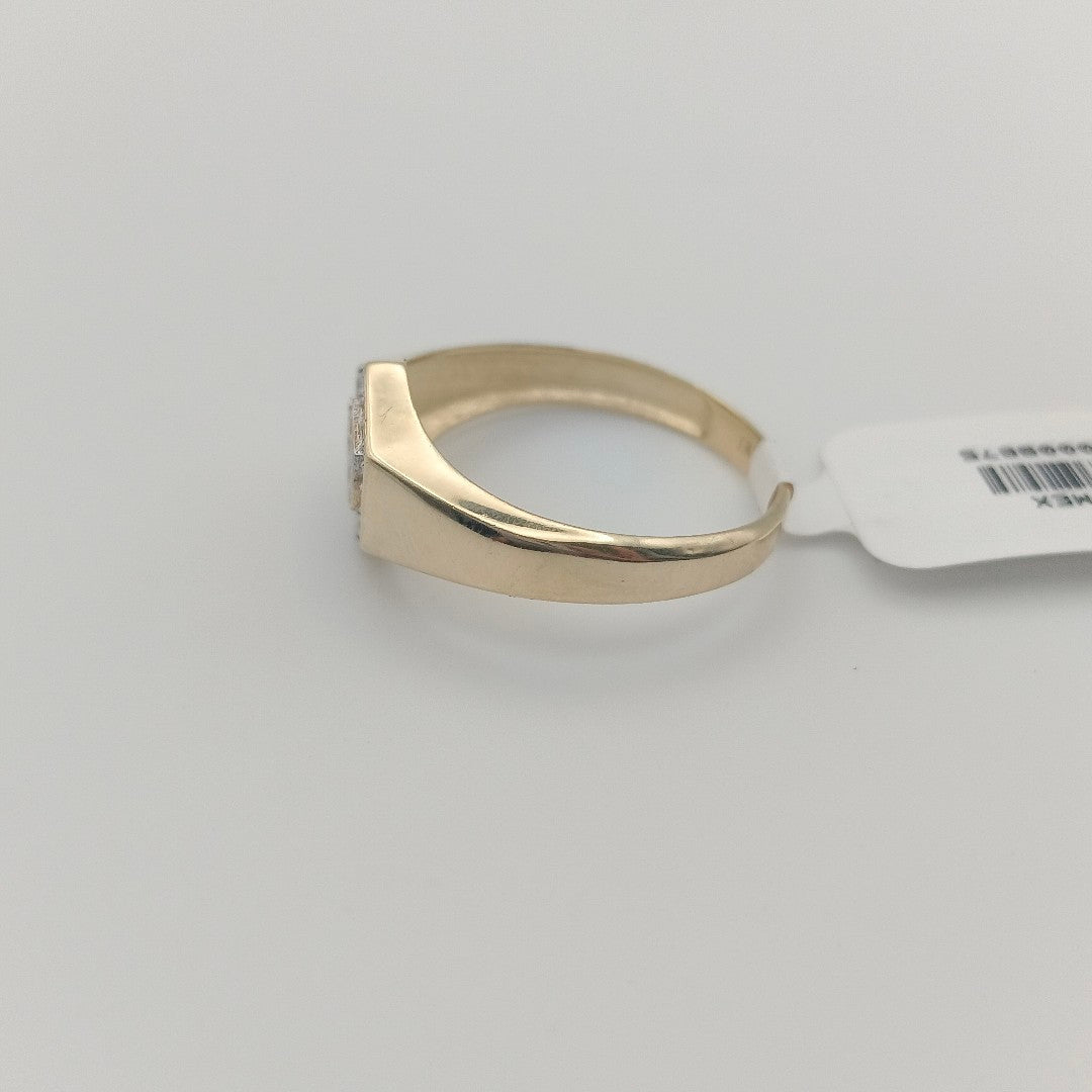 ANILLO C CIRCONIAS 14K 12 TALLA 4.1 GR (NUEVO)