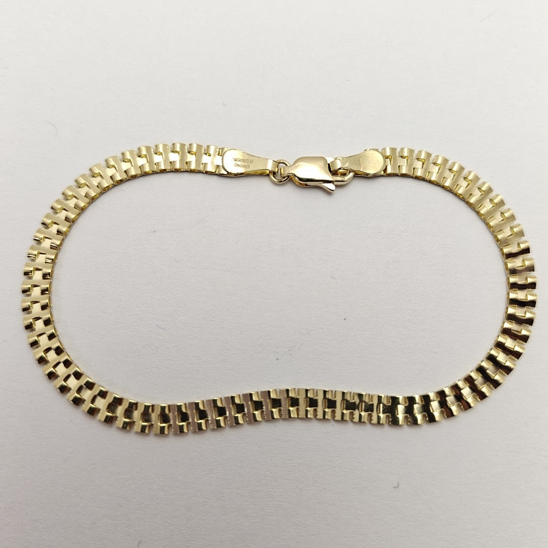 PULSERA ESPECIAL 14K 18 CM 4.2 GR (NUEVO)
