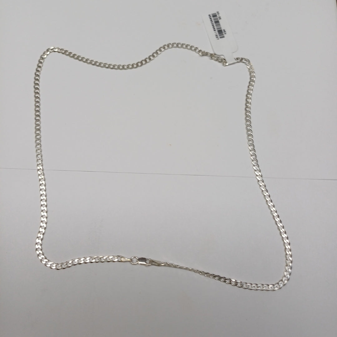 CADENA BARBADA PLATA .925 50 CM 7.02 GR (NUEVO)