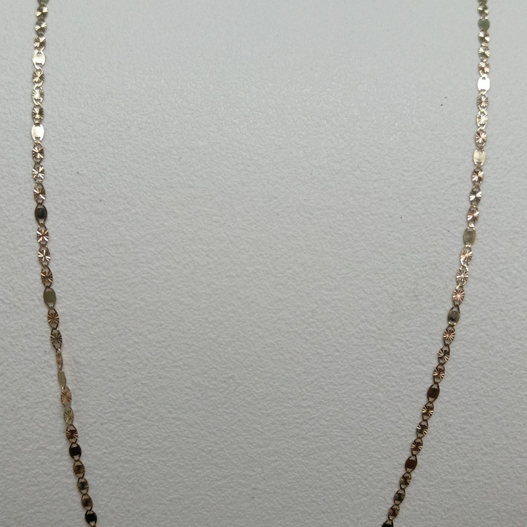 CADENAS TEJIDO GUCHI ORO 10K 40 A 45 CM 1.4 GR (NUEVO)