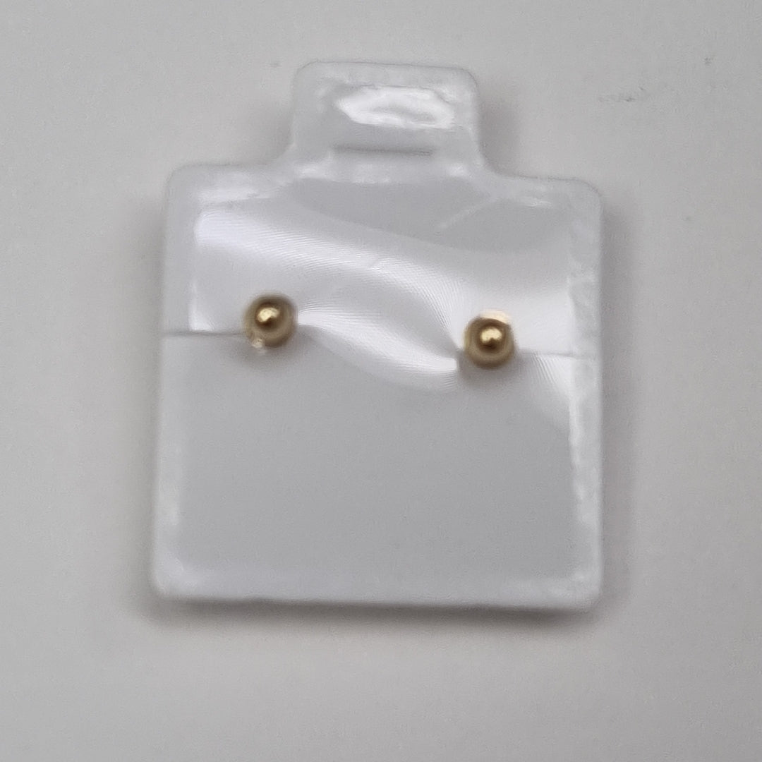 BROQUELES BROQUEL FIG SONRISA ESMALTE AMARILLO 14K 0.2074 GR (NUEVO)