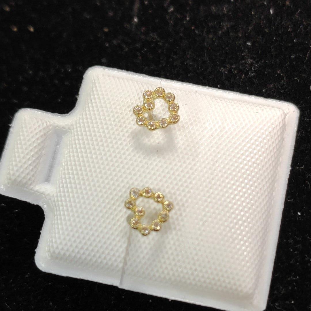 BROQUELES BROQUEL FIG CORAZON 14K 0.23 GR (NUEVO)