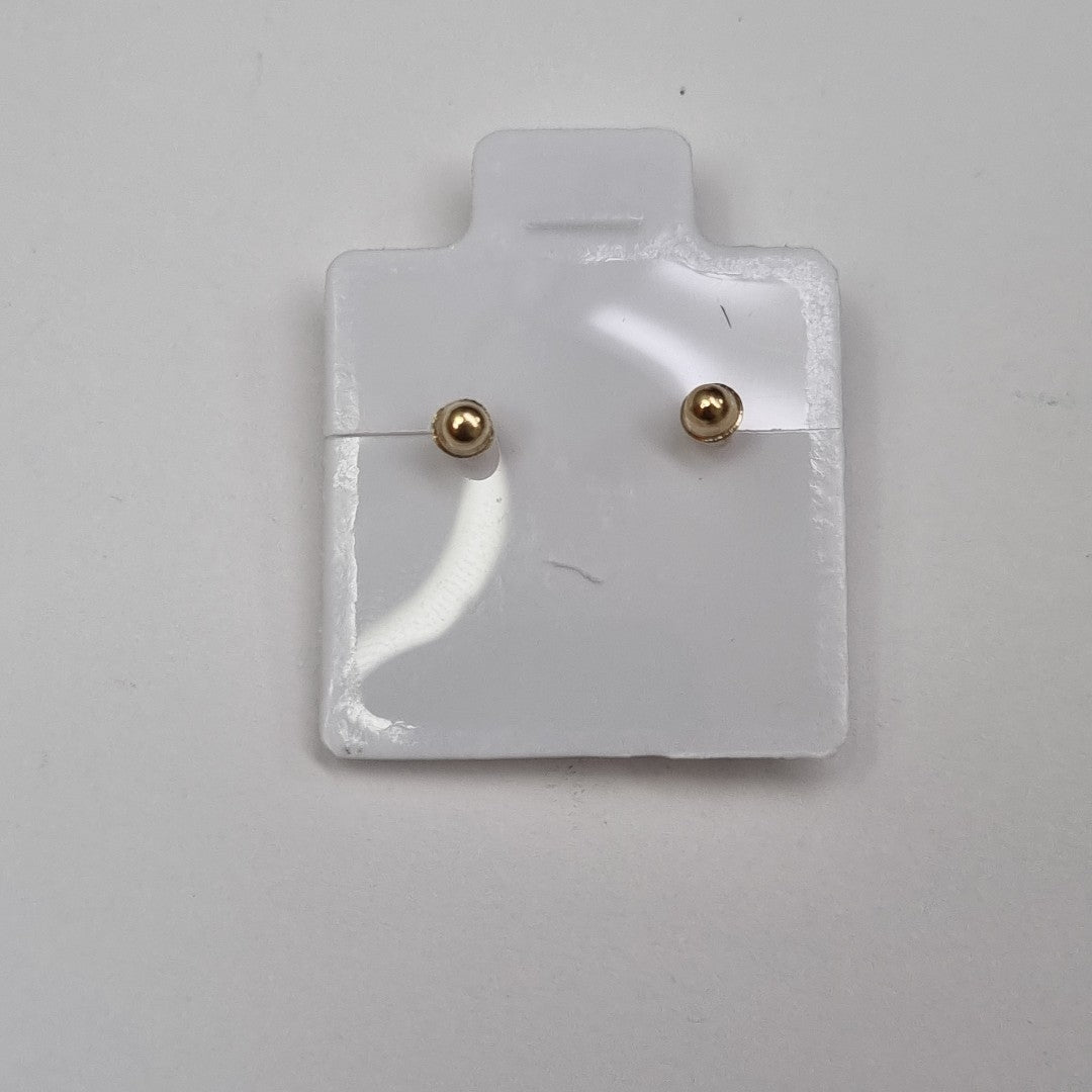 BROQUELES BROQUEL FIG SONRISA ESMALTE ROSA 14K 0.1696 GR (NUEVO)