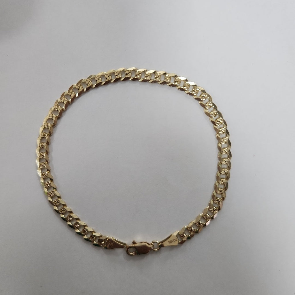 PULSERA BARBADA 14K 21 CM 7.6 GR (NUEVO)