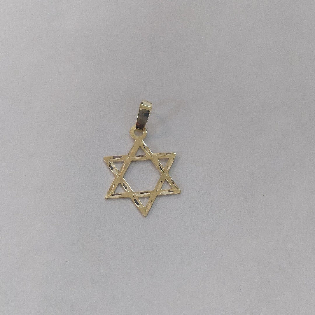 DIJE TEJIDO ESTRELLA DE DAVID 14K 0.5 GR (NUEVO)