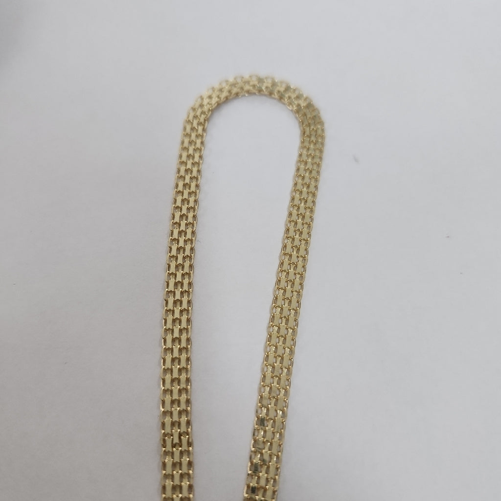 PULSERA ESPECIAL 14K 21 CM 5 GR (NUEVO)