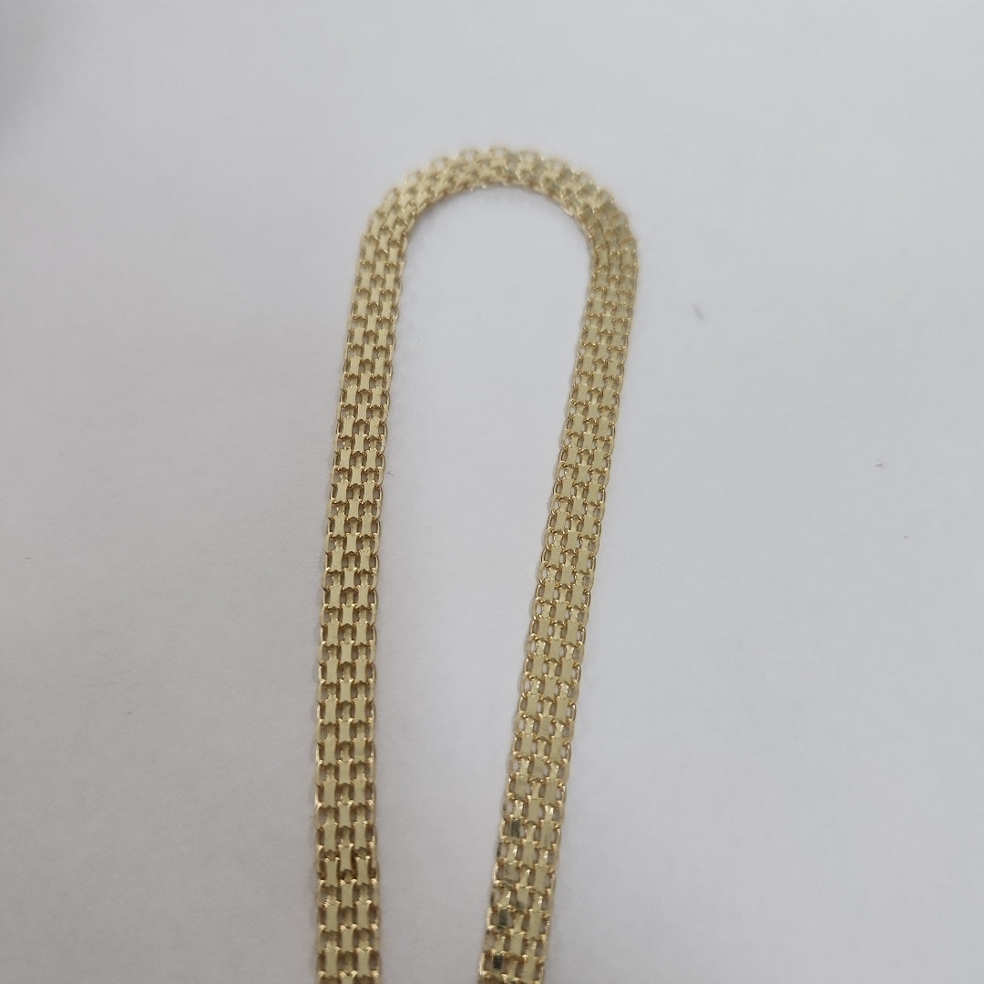 PULSERA ESPECIAL 14K 21 CM 5 GR (NUEVO)