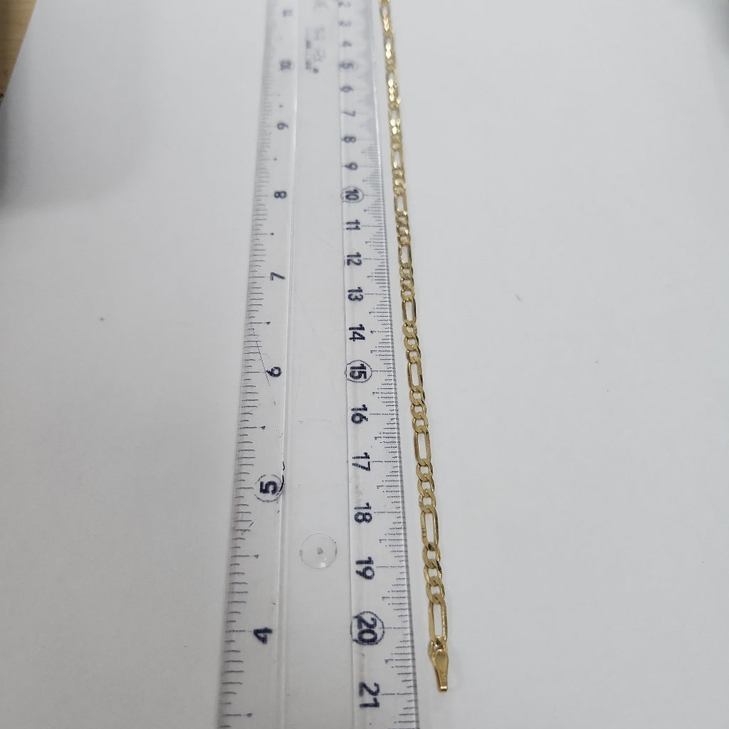 PULSERA TEJIDO 3X1 14K 21 CM 3 GR (NUEVO)