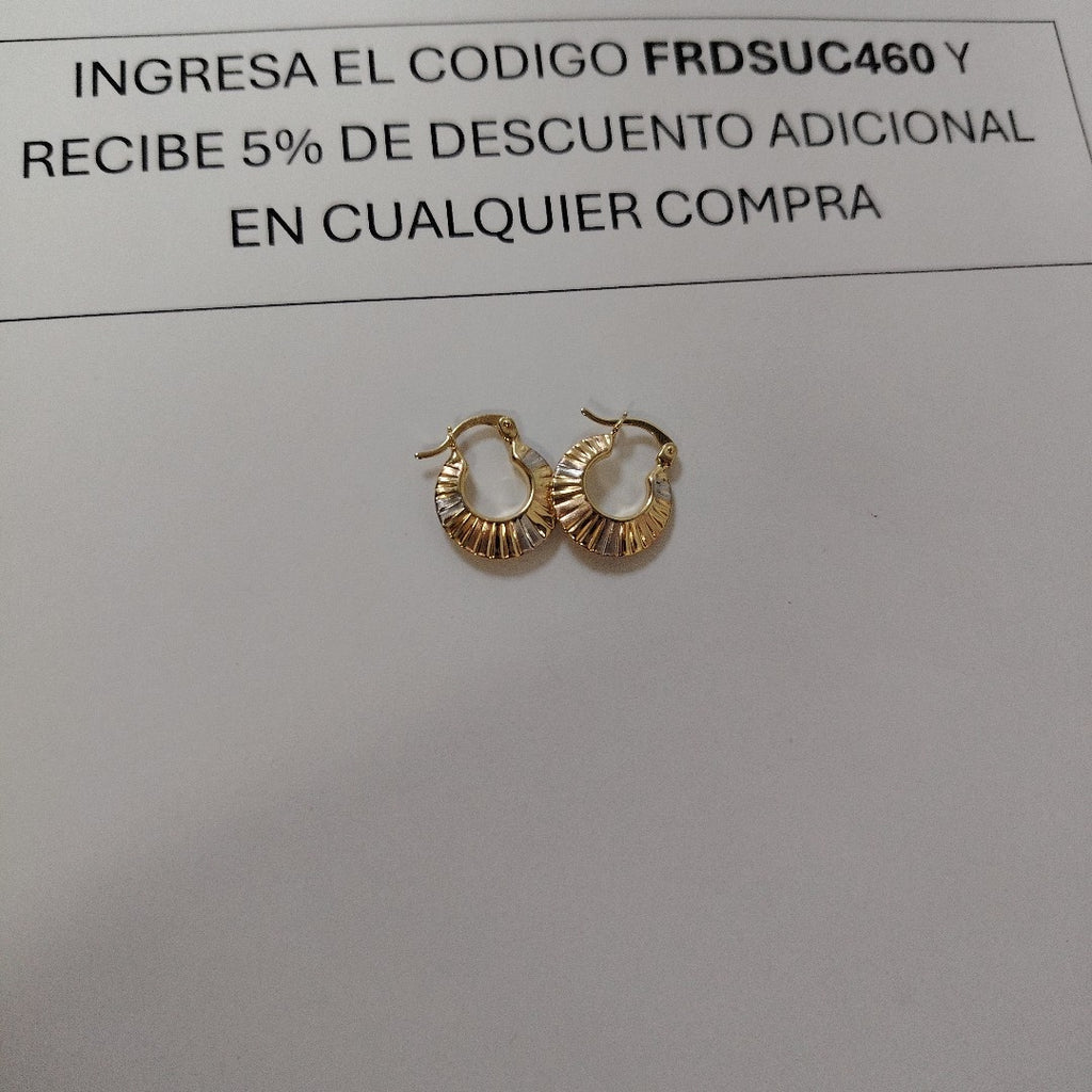 ARRACADAS ORO 10K 1.4 (NUEVO)