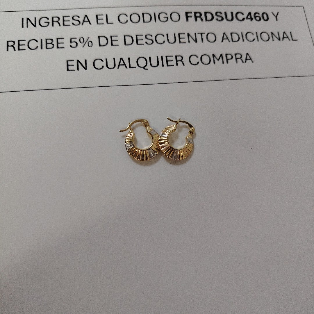 ARRACADAS ORO 10K 1.4 (NUEVO)