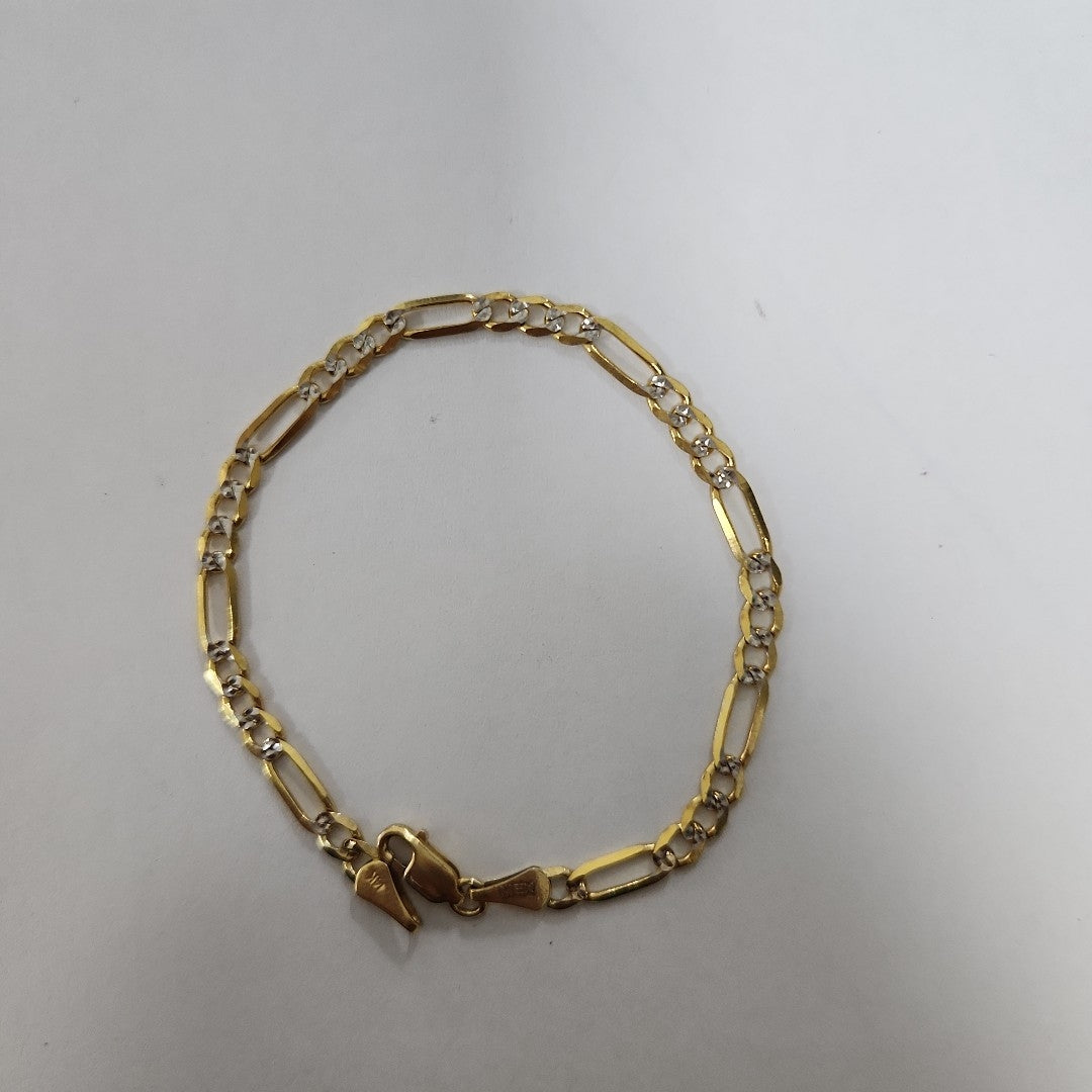 PULSERA 3X1 14K 18 CM 4 GR (NUEVO)
