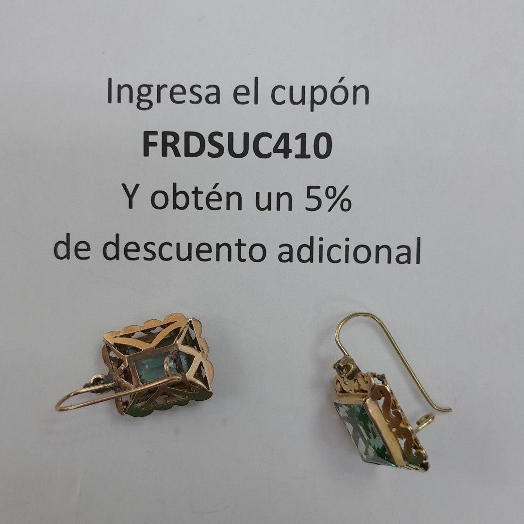 ARETES PAR ORO 8 K 6,20 GRMS (SEMINUEVO)