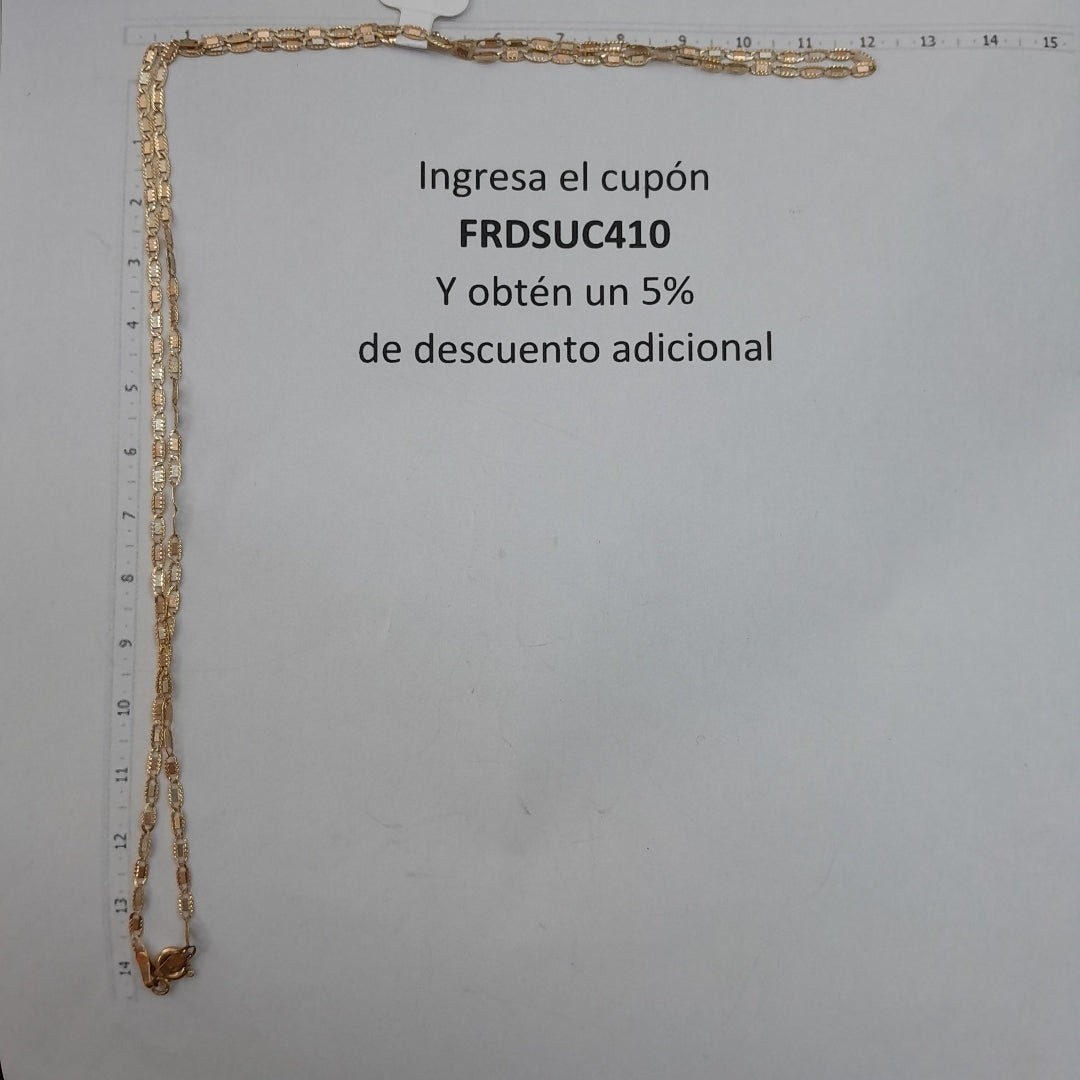 CADENA ORO 10 K 2,90 GRMS (SEMINUEVO)