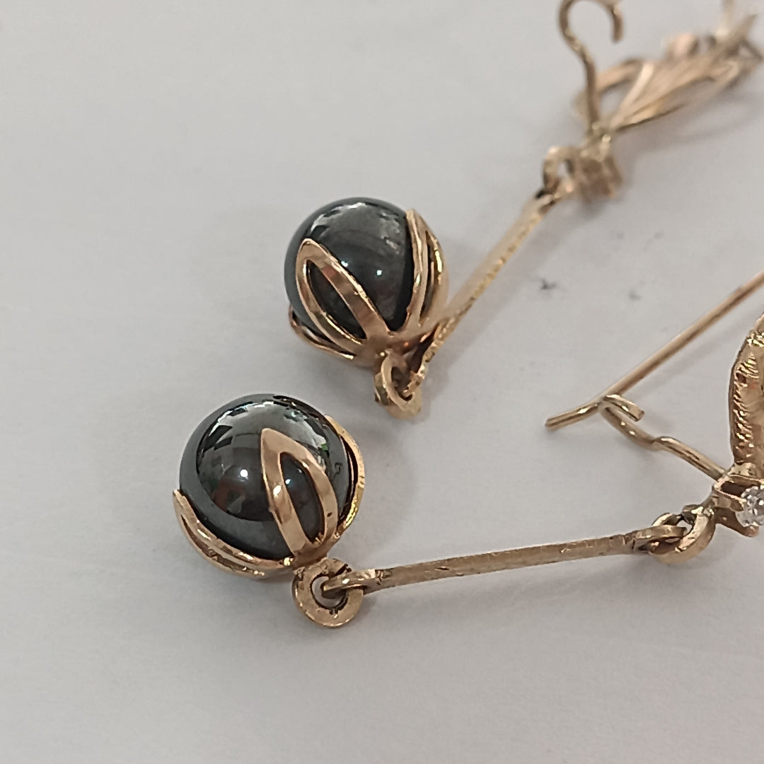 ARETES PAR ORO 10 K 5.2 GRMS (SEMINUEVO)
