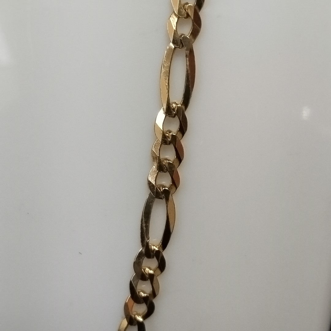 CADENAS TEJIDO 3X1 ORO 14K 55 CM 12.5 GR (NUEVO)