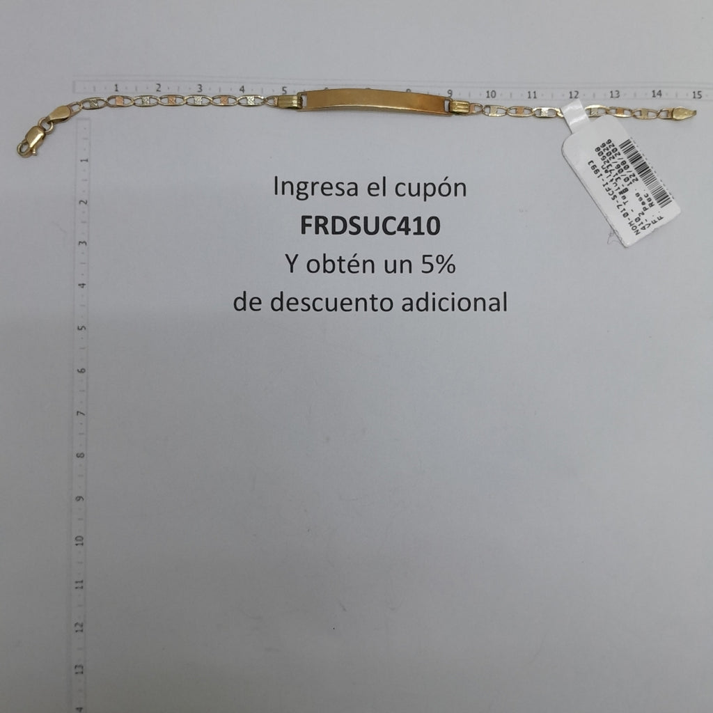 ESCLAVA ORO 10 K 2,80 GRMS (SEMINUEVO)