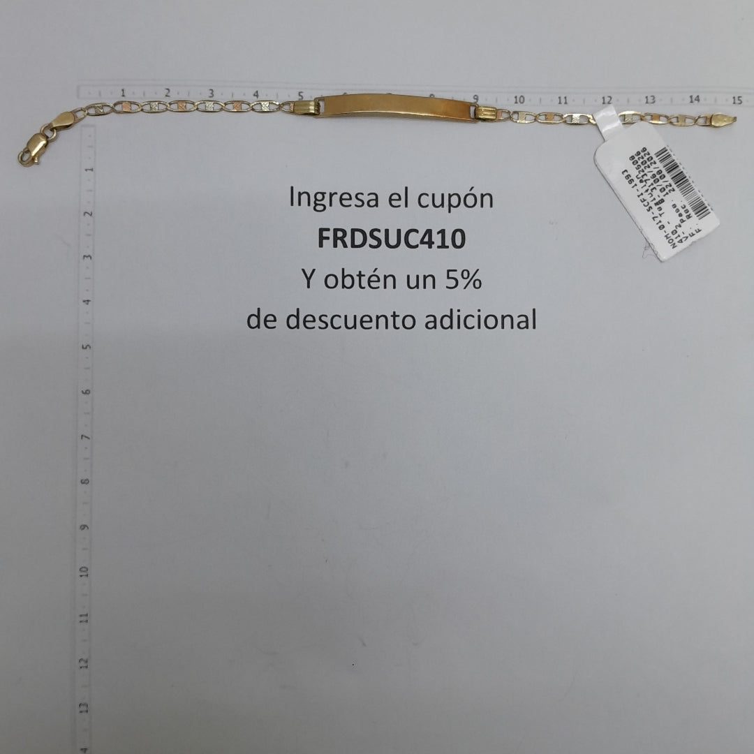 ESCLAVA ORO 10 K 2,80 GRMS (SEMINUEVO)