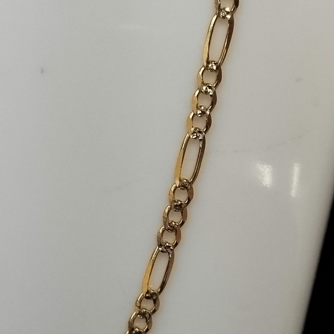 CADENAS 3X1 DIAMANTADA ORO 14K 55 CM 8.4 GR (NUEVO)