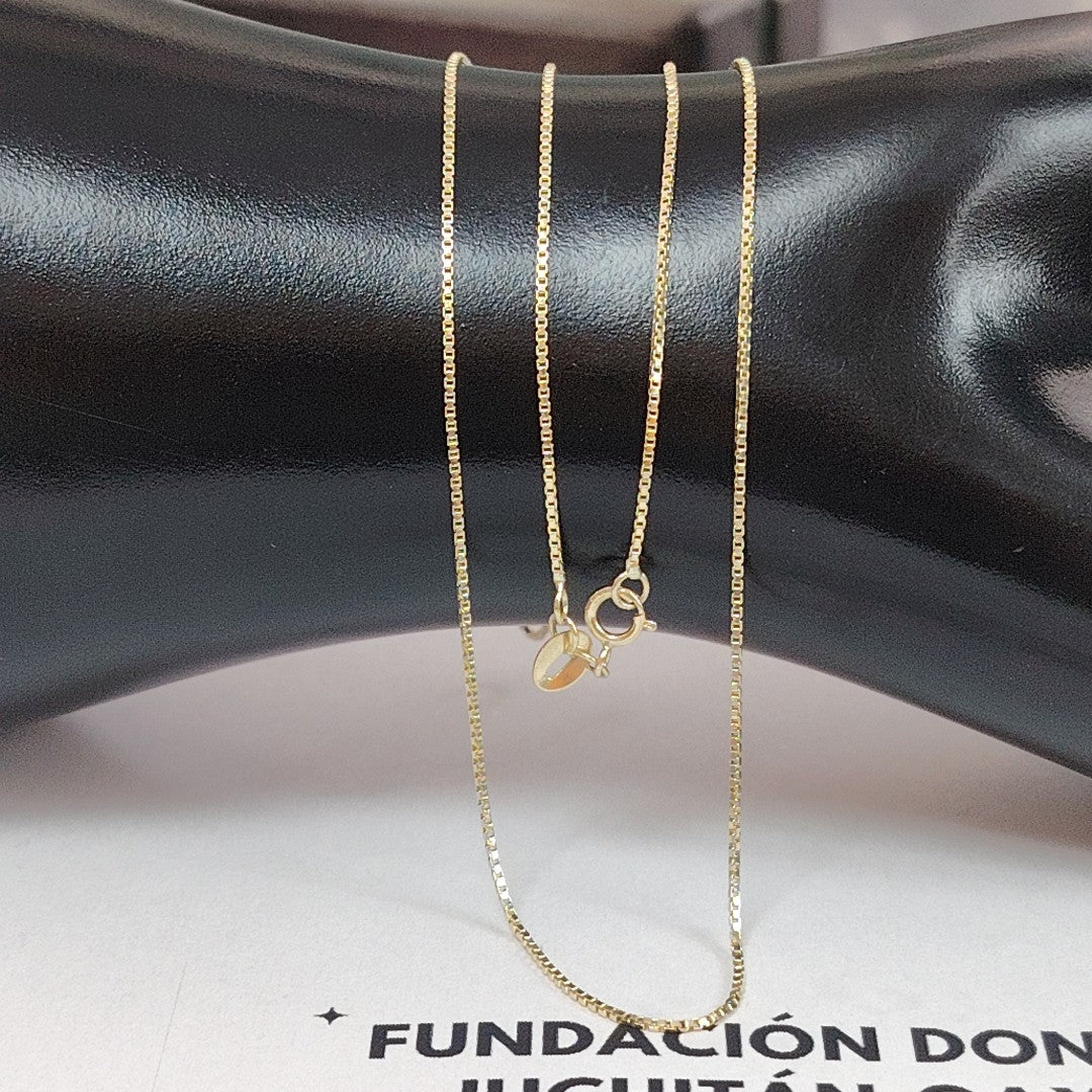 CADENA VENECIANO 14K 55 CM 2.4 GR (NUEVO)