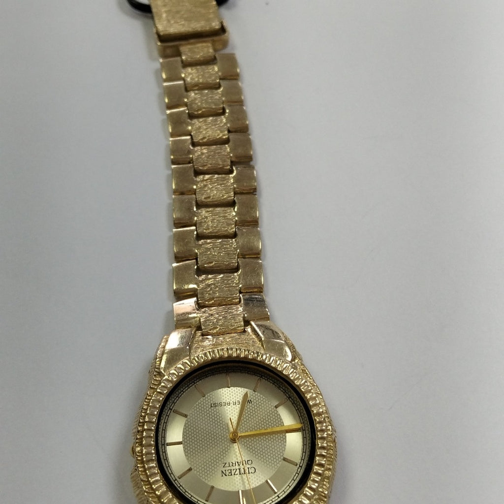 RELOJ CAJA ACERO PULSO ORO ORO 10 K 53 GRMS (SEMINUEVO)