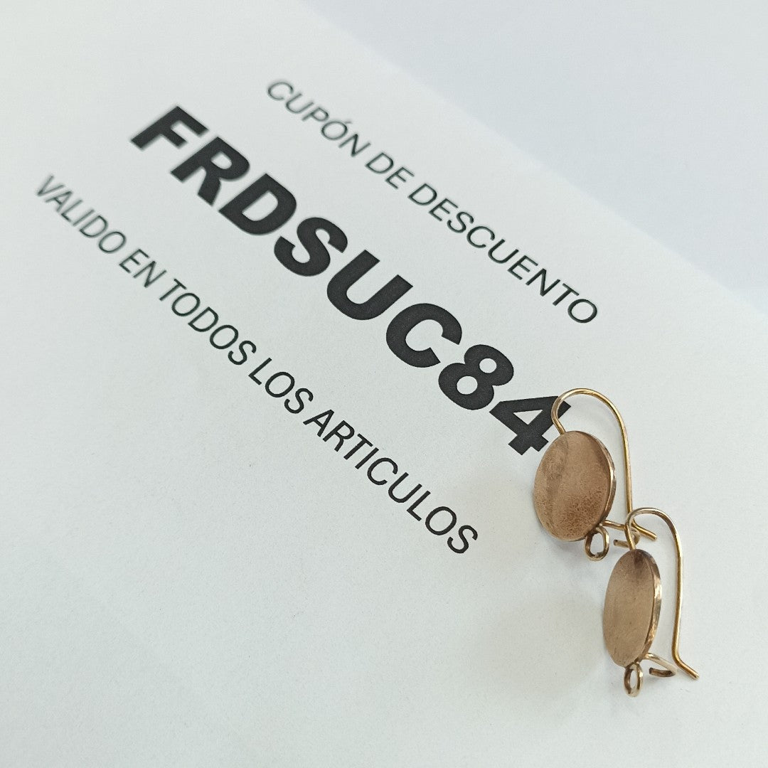 ARETES PAR ORO 8 K 1,70 GRMS (SEMINUEVO)