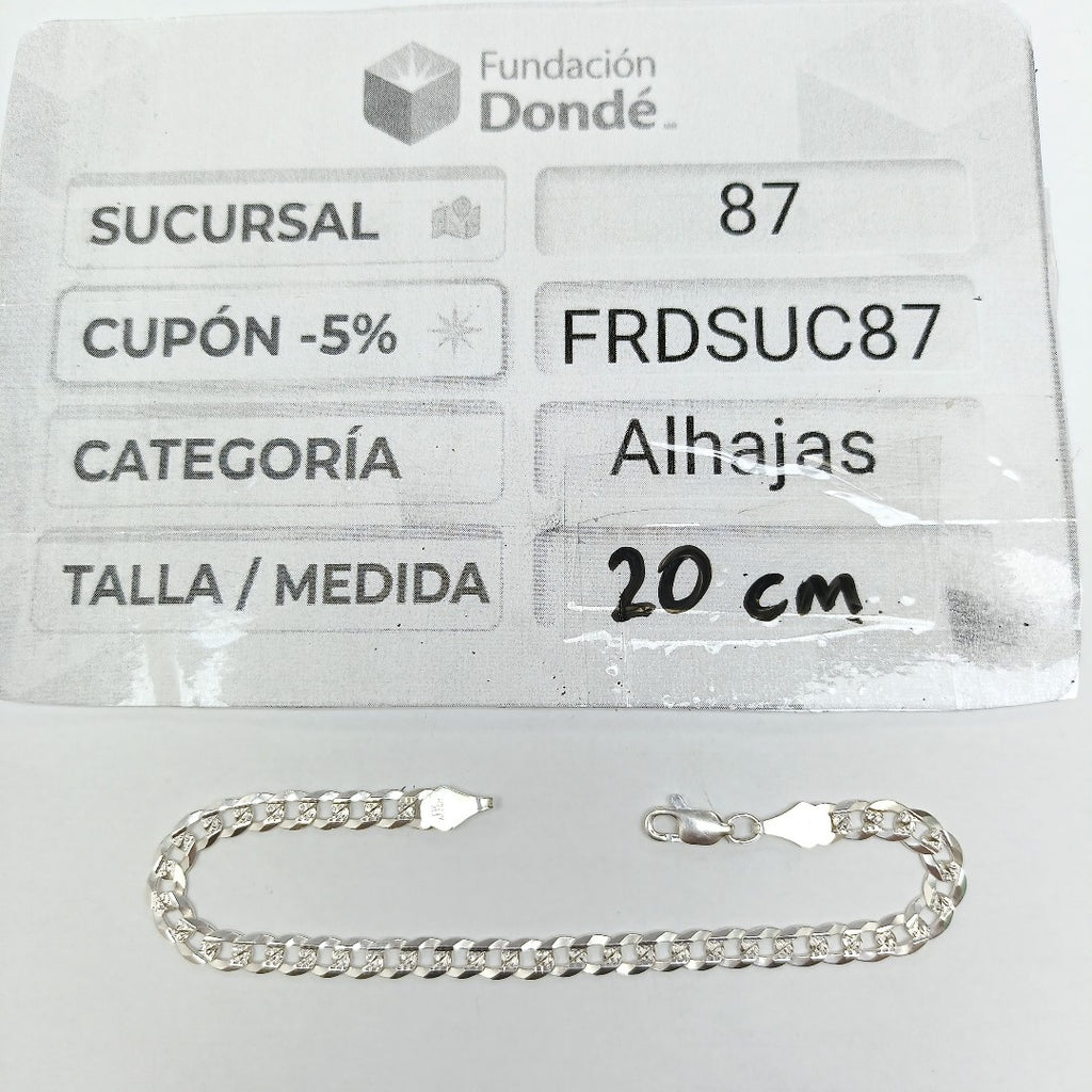 PULSERA PLATA 6,10 GRMS (SEMINUEVO)