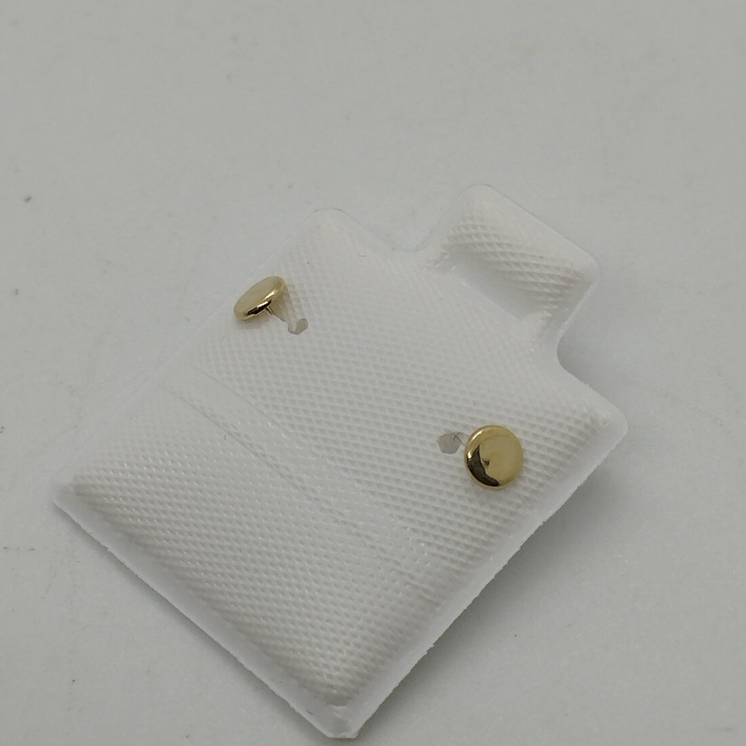 BROQUELES BROQUEL FIG TAPON REDONDO 14K 0.1408 GR (NUEVO)