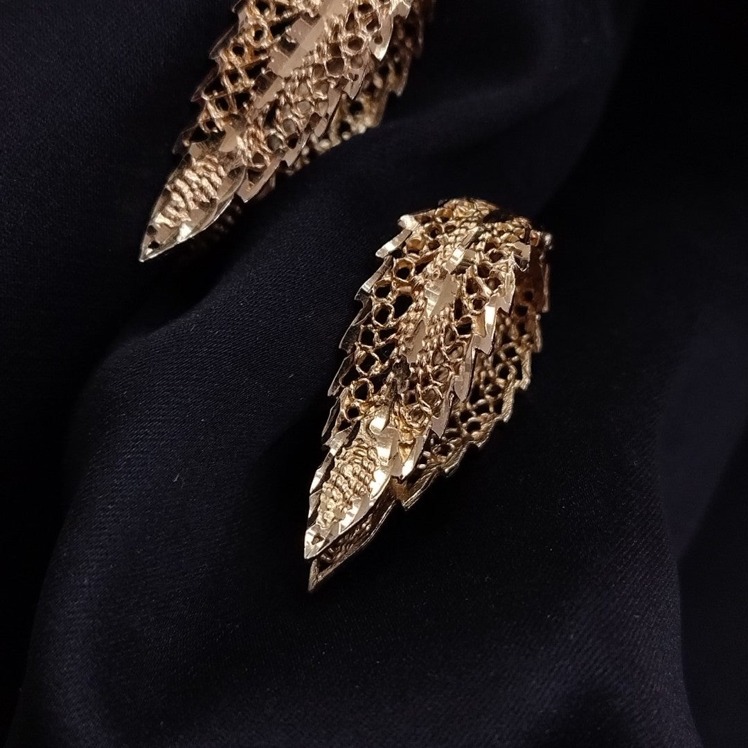 ARETES PAR ORO 14 K 5.2 GRMS (SEMINUEVO)