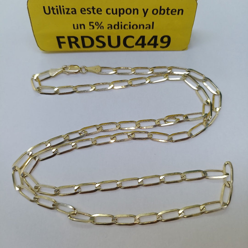 CADENA ESLABONES 14K 60 CM 10.7 GR (NUEVO)