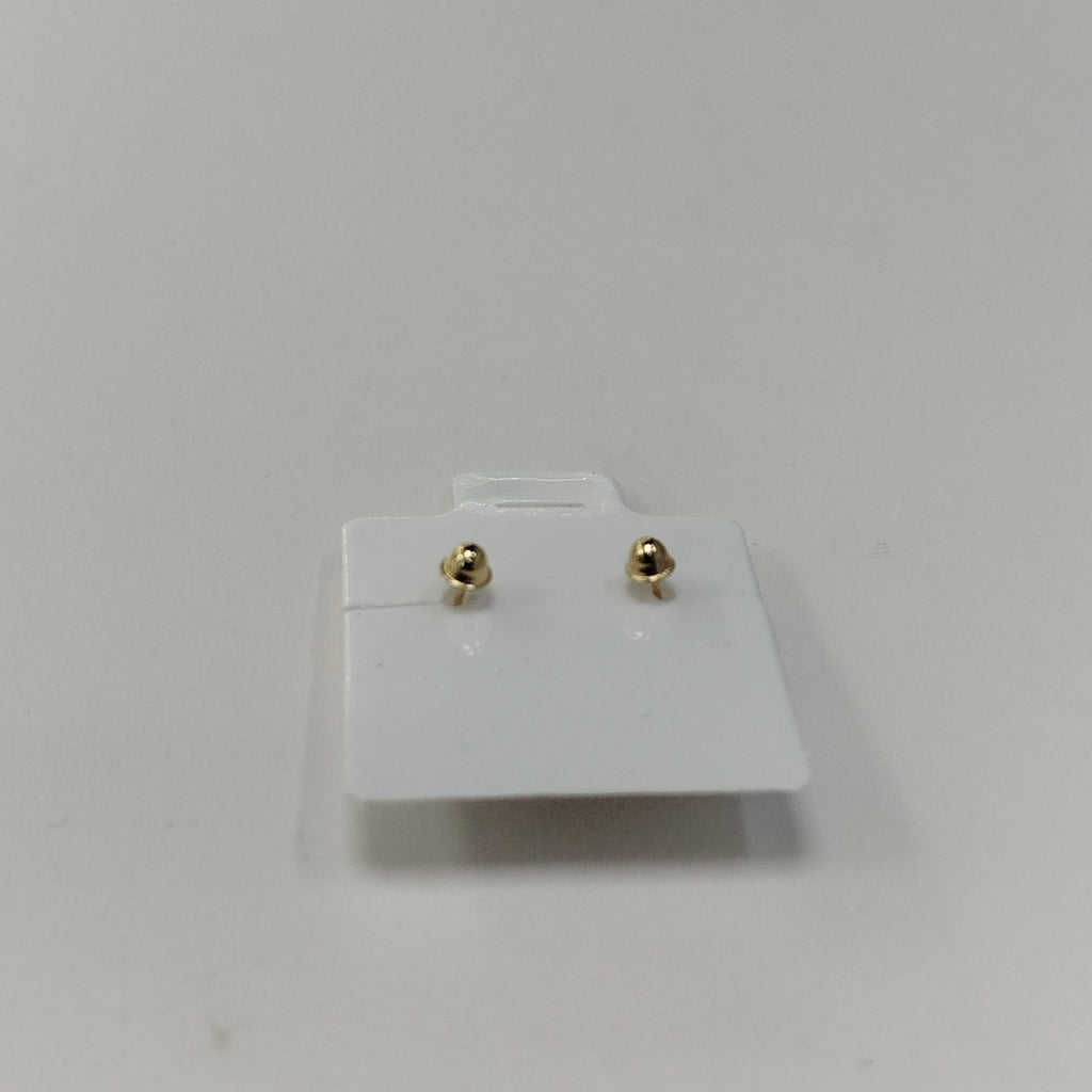 BROQUELES BROQUEL FIG BOTON C CIRCONIA 14K 0.2916 GR (NUEVO)