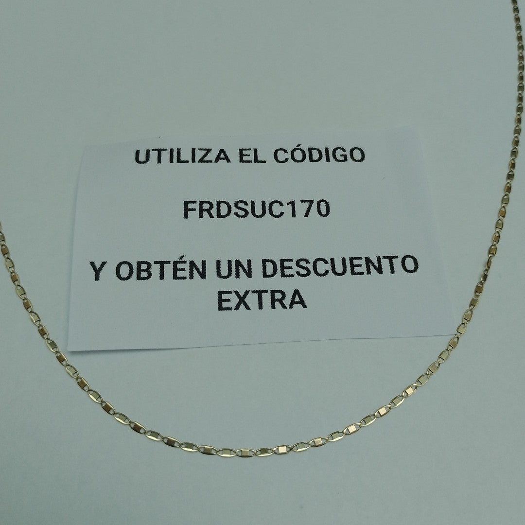 CADENA ORO 10 K 1,20 GRMS (SEMINUEVO)