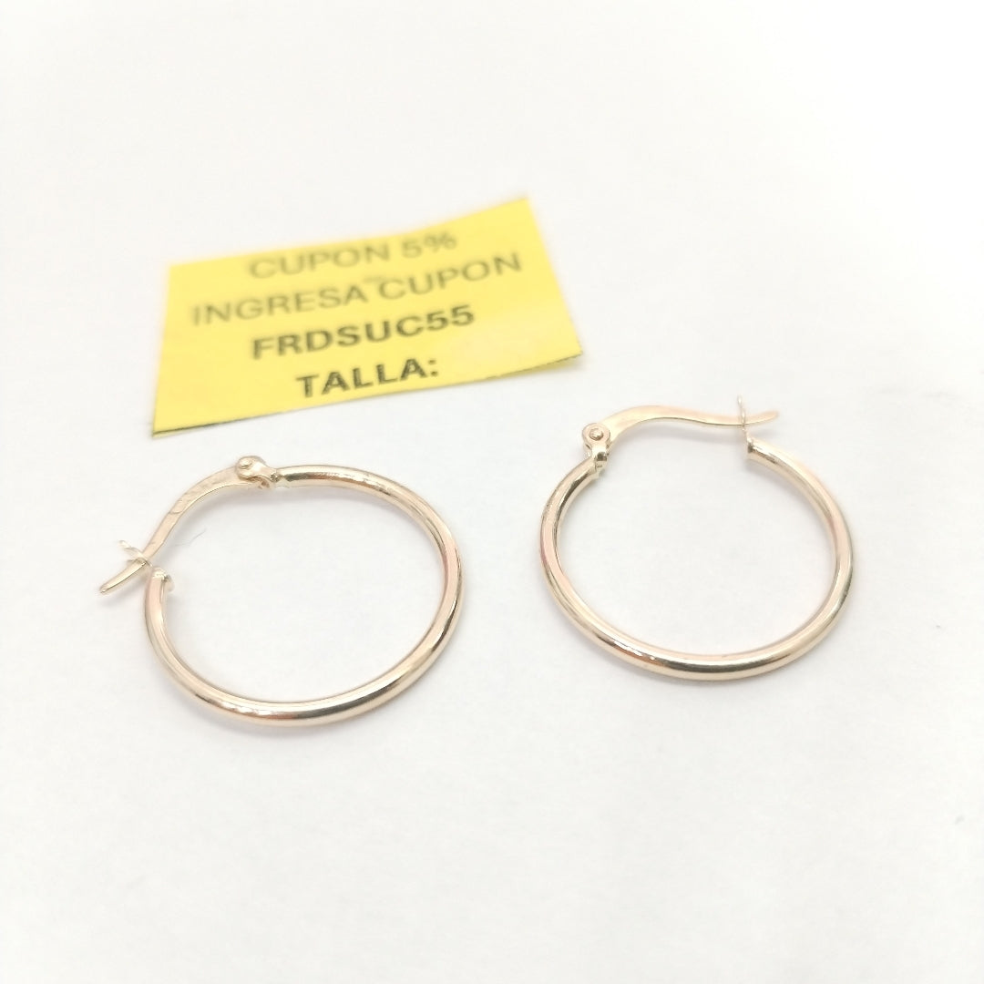 ARETES ARRACADAS 14K 1.4 GR (NUEVO)