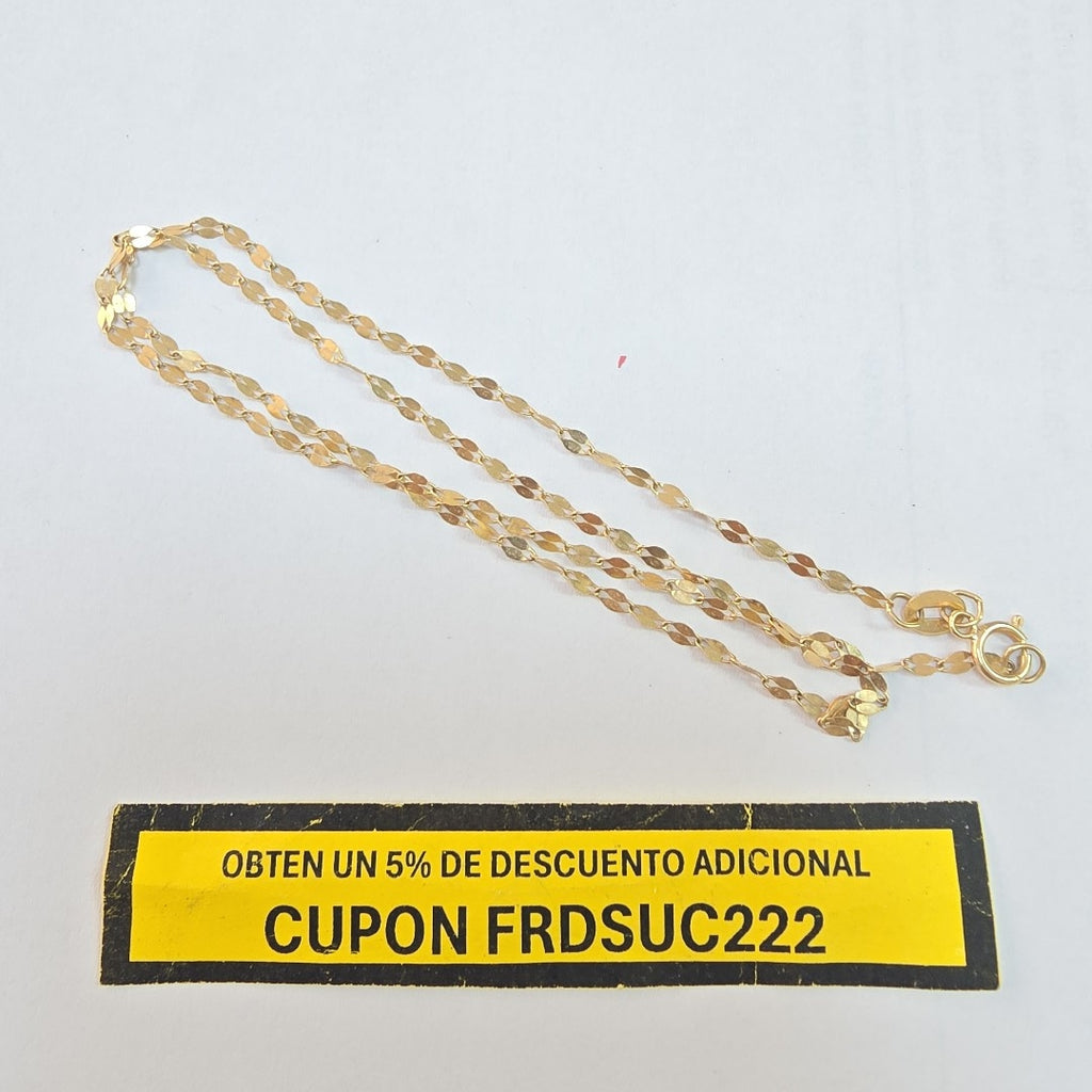 CADENA ORO 10 K 0,80 GRMS (SEMINUEVO)