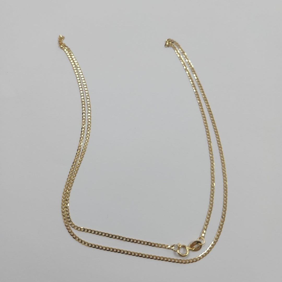 CADENAS BARBADA AMARILLA ORO 14K 2.2 (NUEVO)