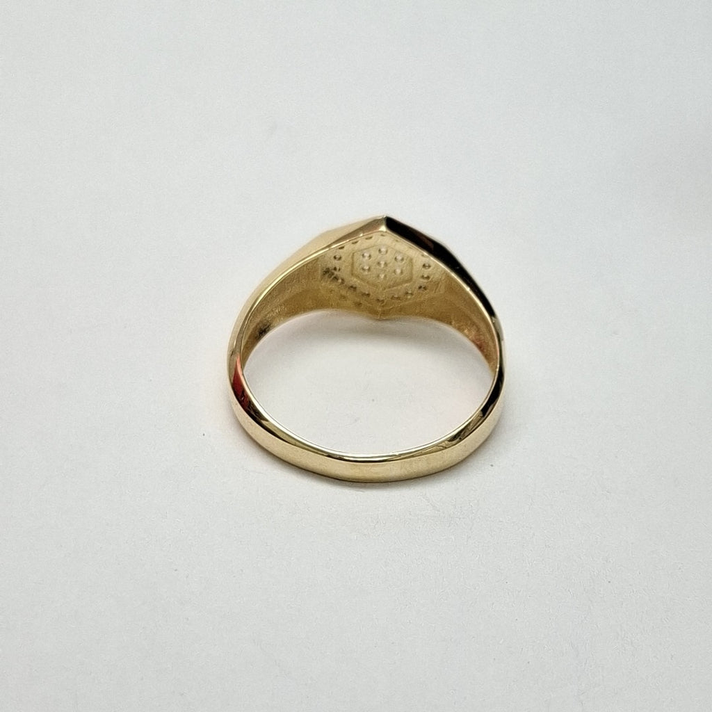 ANILLO C CIRCONIAS 14K 12 TALLA 3.8 GR (NUEVO)