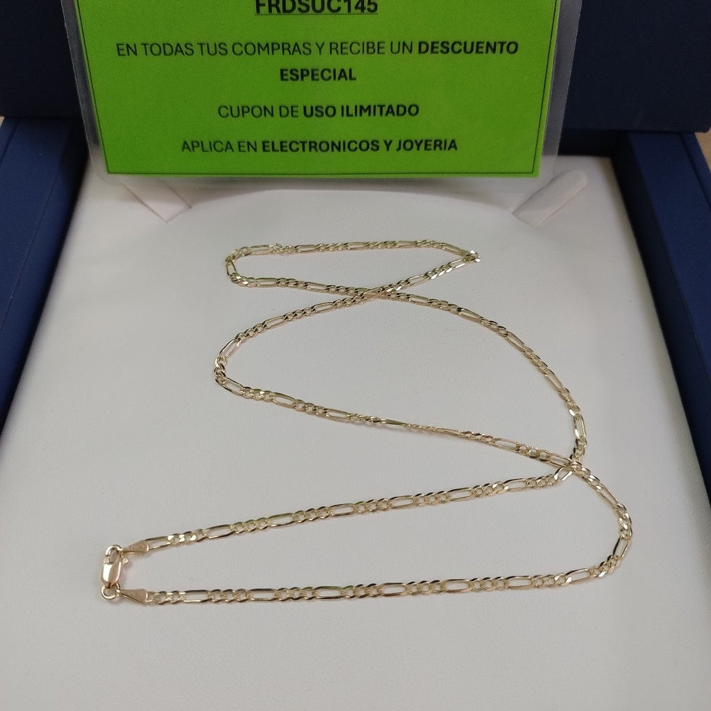CADENA 3X1 14K 55 CM 4.9 GR (NUEVO)