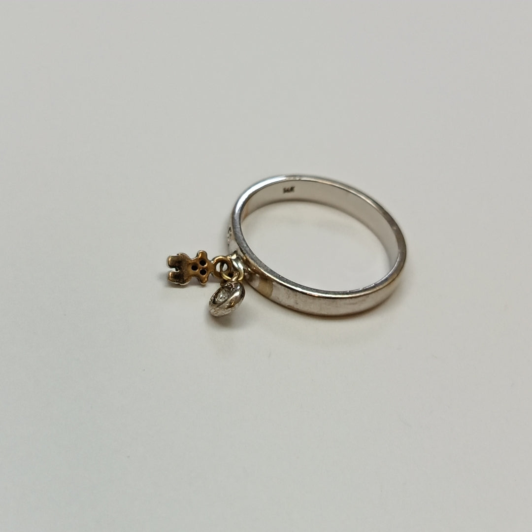 ANILLITO ORO BLANCO 14 K 3,60 GRMS (SEMINUEVO)