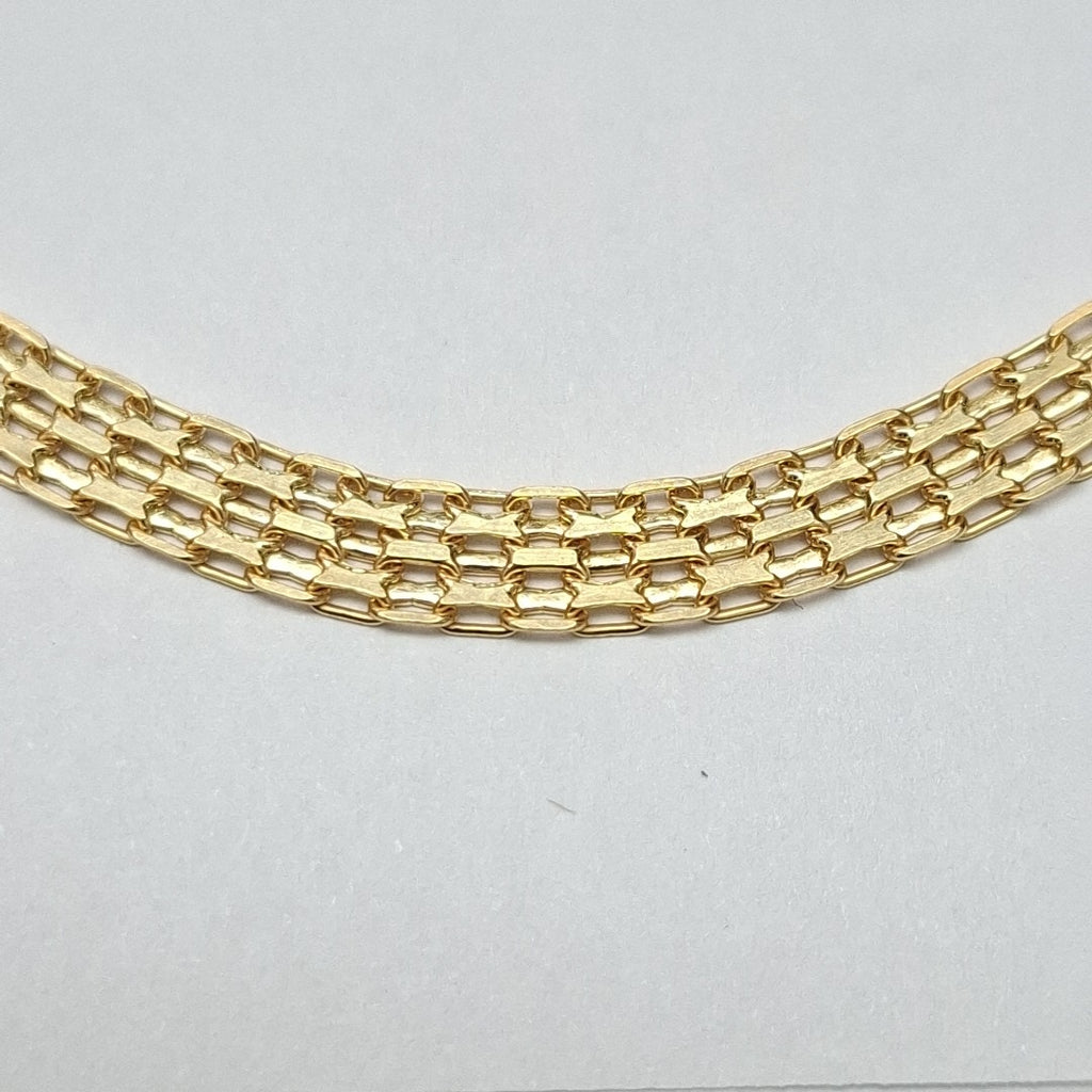 PULSERA ESPECIAL 10K 21 CM 4.5 GR (NUEVO)