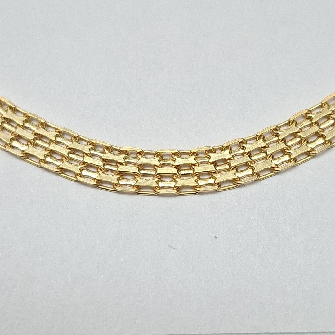 PULSERA ESPECIAL 10K 21 CM 4.5 GR (NUEVO)