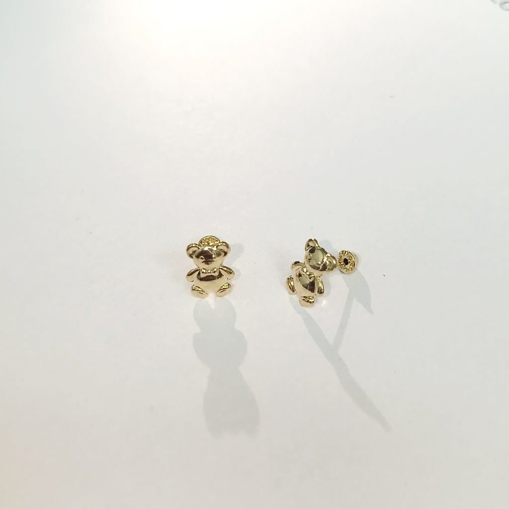 BROQUELES BROQUEL FIG OSO 14K 0.2592 GR (NUEVO)