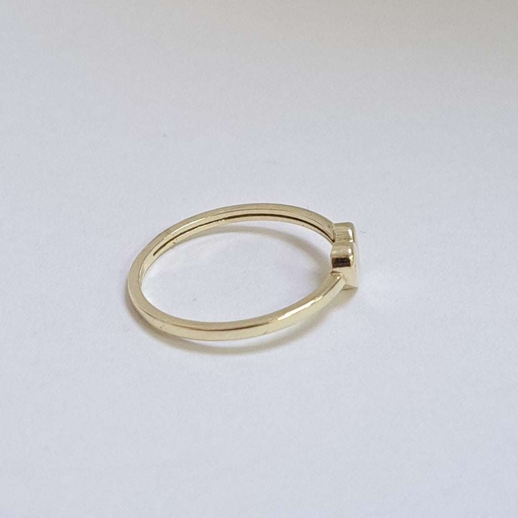 ANILLOS ANILLITO FIG CORAZON 10K TALLA 7 1.1 GR (NUEVO)