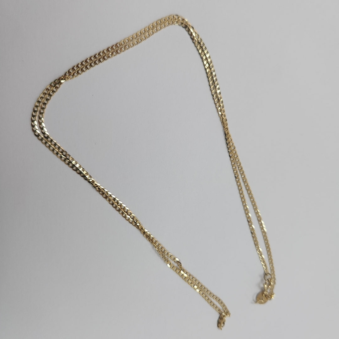 CADENAS BARBADA AMARILLA ORO 14K 2.1 (NUEVO)
