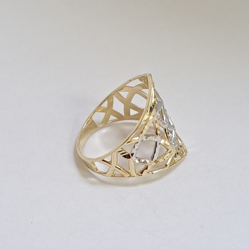 ANILLOS CON ESTRELLA CELTA 14K TALLA 6.5 2.1 GR (NUEVO)