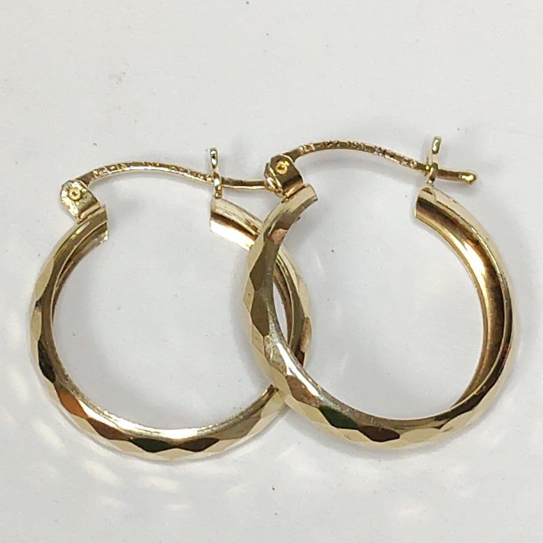 ARRACADAS PAR ORO 10 K 1,60 GRMS (SEMINUEVO)