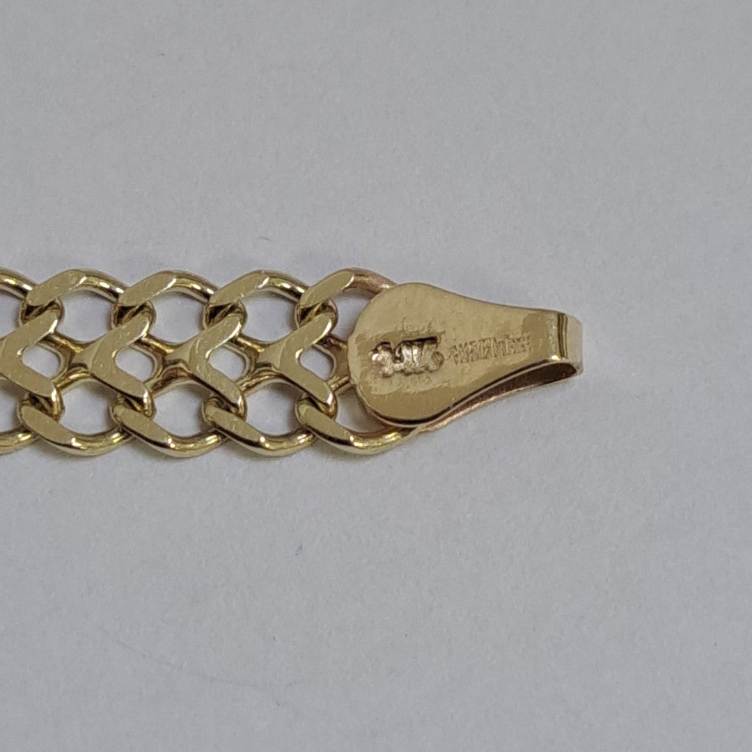 PULSERA ESCLAVA CHINO 14K 21 CM 9.7 GR (NUEVO)