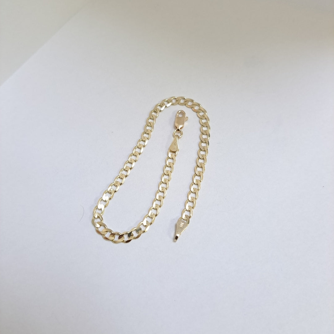 PULSERA BARBADA 14K 21 CM 5.1 GR (NUEVO)