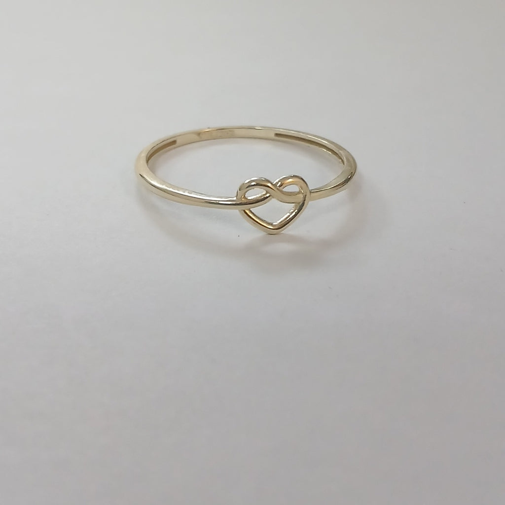 ANILLOS ANILLITO FIG CORAZON 10K TALLA 9 0.9 GR (NUEVO)