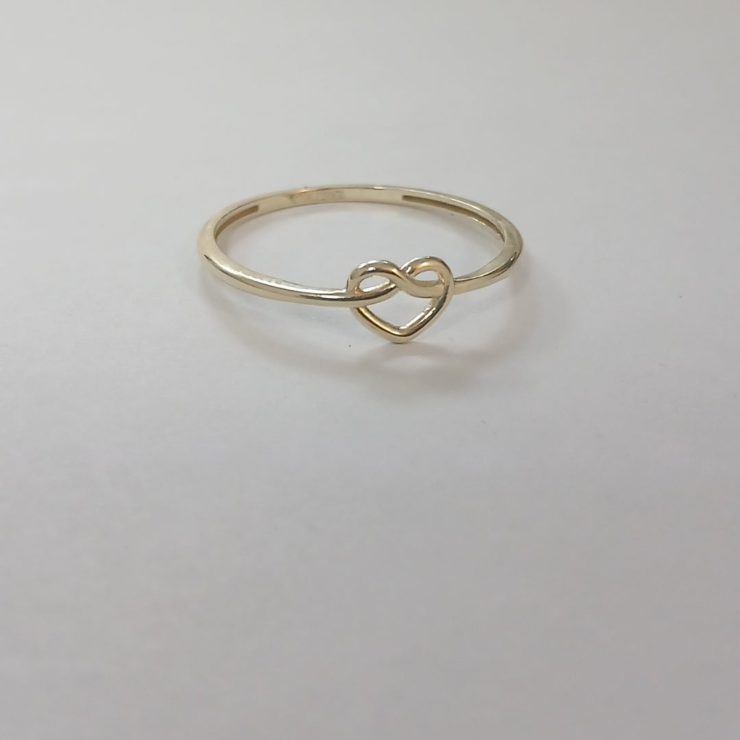 ANILLOS ANILLITO FIG CORAZON 10K TALLA 9 0.9 GR (NUEVO)