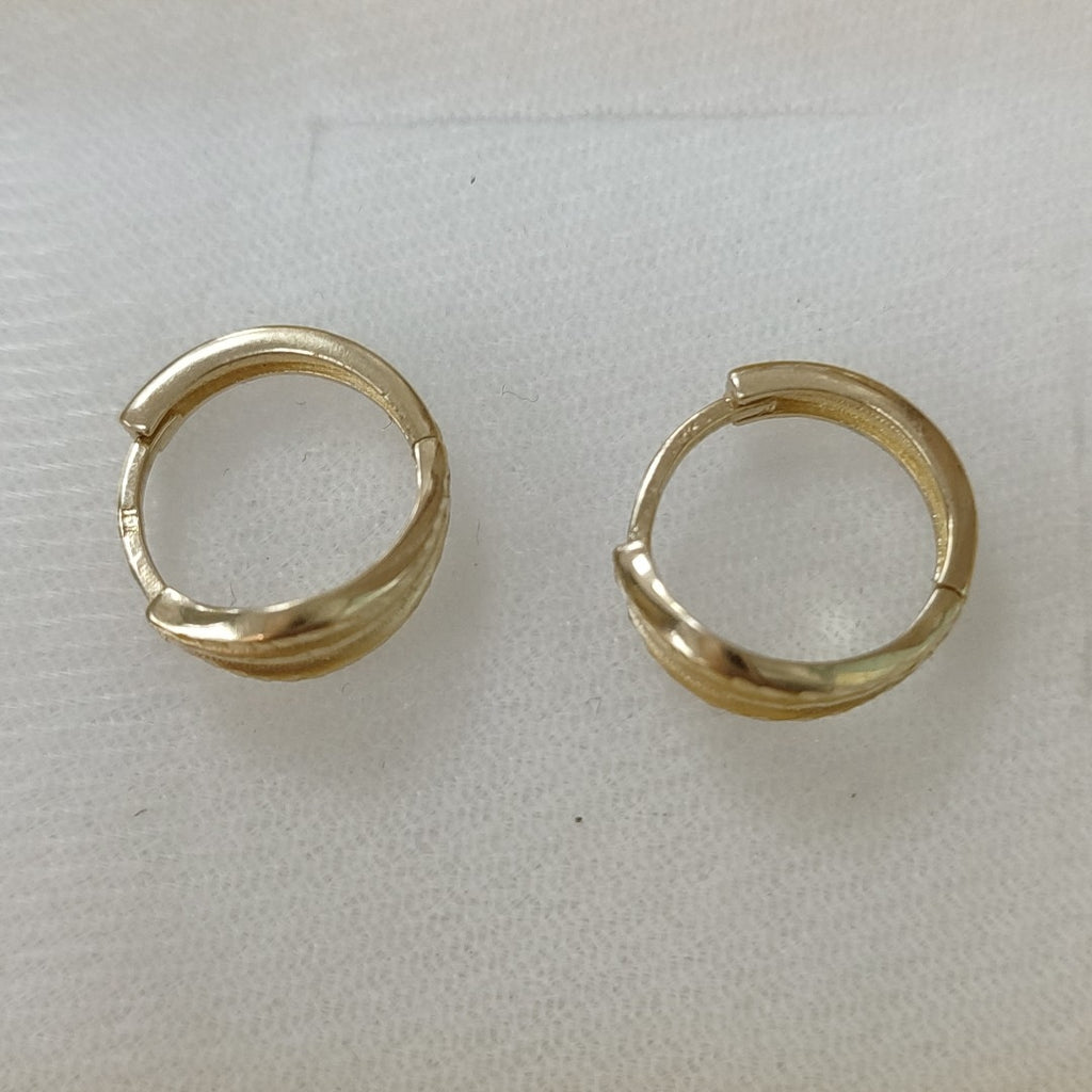 ARETES ARRACADAS 10K 2.4 GR (NUEVO)