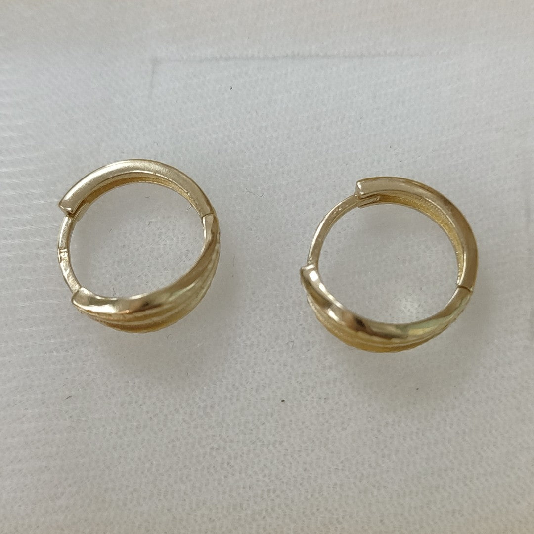 ARETES ARRACADAS 10K 2.4 GR (NUEVO)